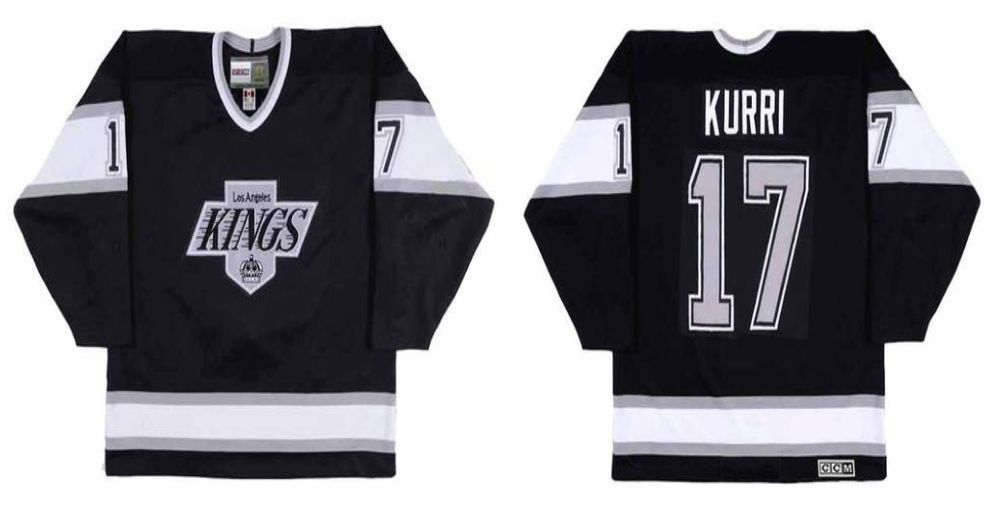 2019 Men Los Angeles Kings #17 Kurri Black CCM NHL jerseys